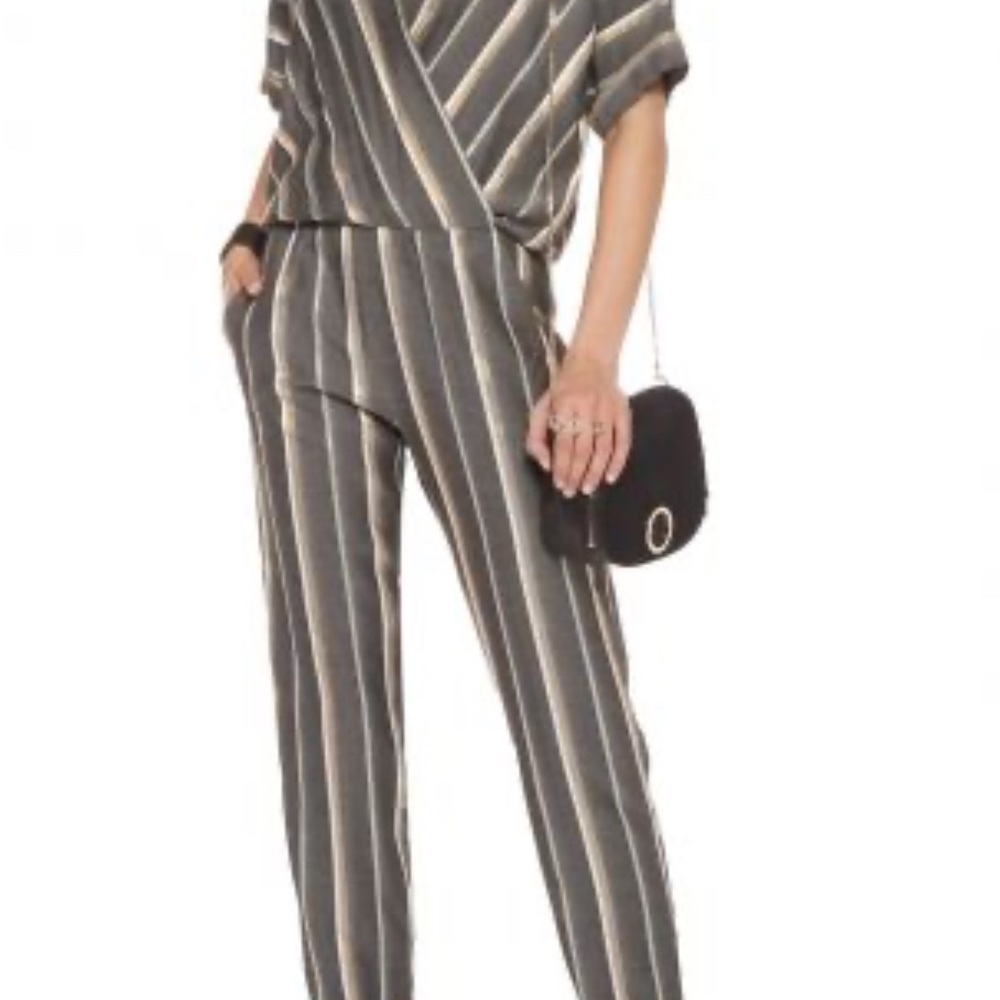 Maje Striped Women's Jumpsuit